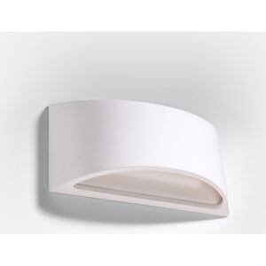 Kinkiet ceramiczny VIXEN biały nowoczesna lampa ścienna świeci góra-dół G9 LED SOLLUX LIGHTING