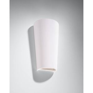 Kinkiet ceramiczny LANA biały nowoczesna lampa ścienna E27 LED SOLLUX LIGHTING