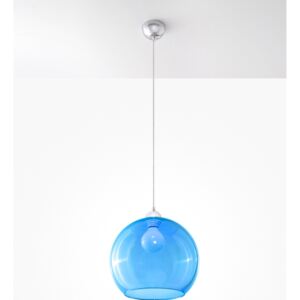 Lampa wisząca BALL błękitna - Błękitna
