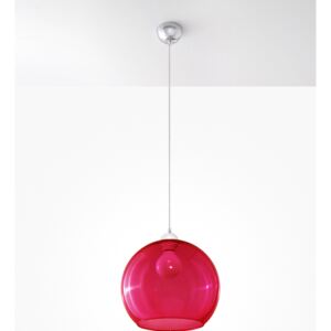 Lampa wisząca BALL czerwony - Czerwony