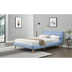 Łóżko ELANDA 140 cm niebieskie