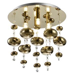 Atrakcyjna Lampa Sufitowa Plafon INFINITY 4R Kolor Złoty Oprawa Sufitowa Źródło Światła G9 Oświetlenie Auhilon