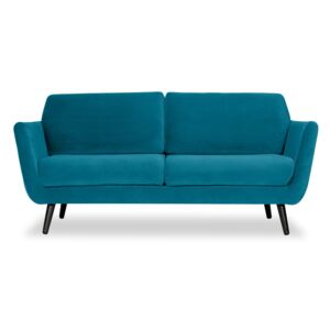 Sofa Aster (Welur bawełna 100% TURKUSOWY)