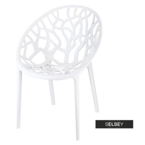 Krzesło Coral White Glossy