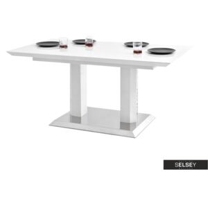 SELSEY Stół rozkładany Bresso 160-200x90 cm biały