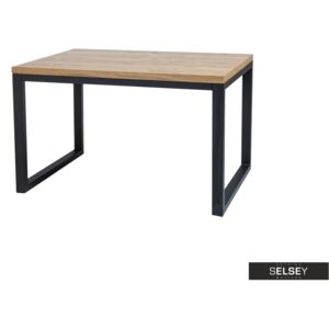 Stół Owens 150x90 cm z czarną podstawą