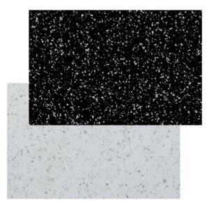 Panel przyblatowy laminowany GoodHome Berberis 0,3 x 60 x 200 cm black/white star