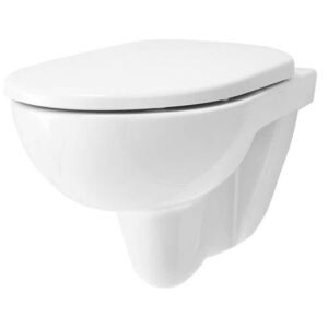 Miska WC wisząca Koło Nova Pro bezkołnierzowa z deską wolnoopadającą z duroplastu