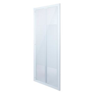 Drzwi prysznicowe składane Onega 90 cm biały/wzór