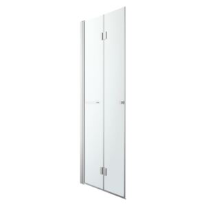 Drzwi prysznicowe składane Beloya 80 cm chrom/transparentne