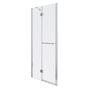 Drzwi prysznicowe uchylne GoodHome Naya 120 x 195 cm szkło transparentne
