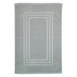 Dywanik łazienkowy Palmi bawełniany 60 x 90 cm srebrny