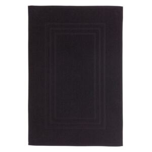 Dywanik łazienkowy Palmi bawełniany 50 x 80 cm czarny