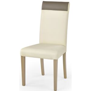 Krzesło drewniane Devon - kremowe