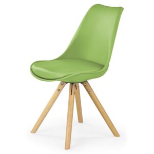 Krzesło skandynawskie Depare - zielone