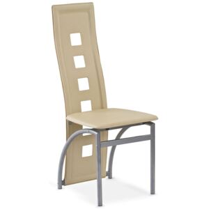 Tapicerowane krzesło Bilios - kremowe