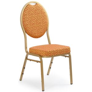 Krzesło w stylu glamour Abrax - złote