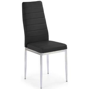 Tapicerowane krzesło Perks - czarne