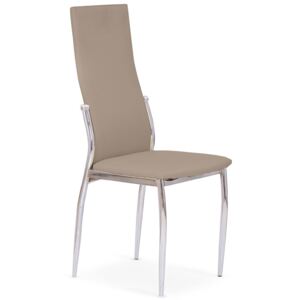 Tapicerowane krzesło Galder - cappuccino