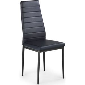 Tapicerowane krzesło Dikon - czarne