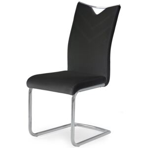 Minimalistyczne krzesło Eldor - czarne