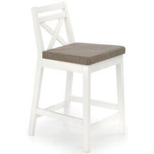 Krzesło barowe Lidan - białe