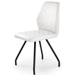 Krzesło minimalistyczne Adeks - białe
