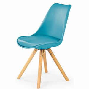 Krzesło w stylu skandynawskim Depare - turkusowe