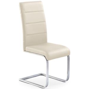 Tapicerowane krzesło Nivor - kremowe