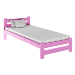 Łóżko dziewczęce Marsel 90x200 - różowe