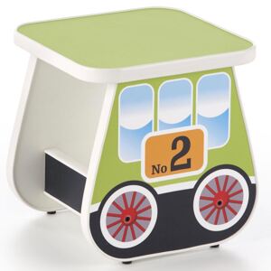 Taboret dziecięcy wagonik Milo 4X - zielony