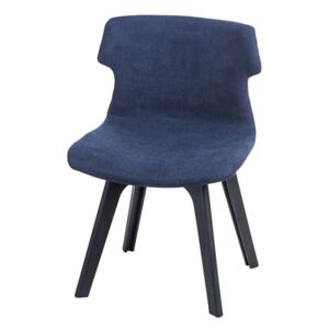 Krzesło vintage Duno - niebieskie
