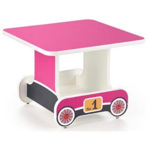 Stolik dla dziewczynki wagonik Milo 3X - różowy