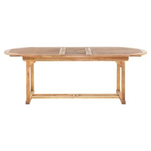 Stół ogrodowy drewniany 180/220 x 100 cm rozkładany JAVA