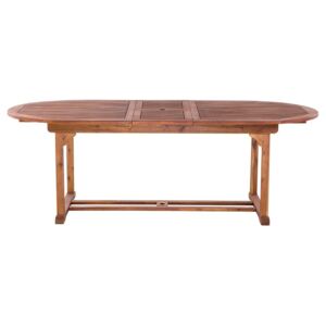 Stół ogrodowy drewniany 180/220 x 100 cm rozkładany TOSCANA