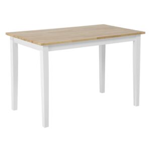 Stół do jadalni drewniany biały 120 x 75 cm HOUSTON