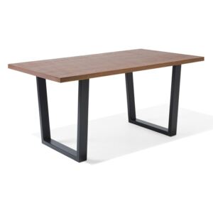 Stół do jadalni brązowy 160 x 90 cm AUSTIN