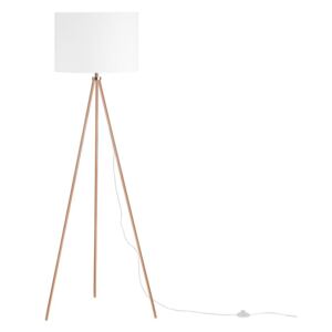 Lampa stojąca miedziano-biała 148 cm VISTULA