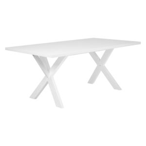 Stół do jadalni biały 180 x 100 cm LISALA