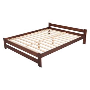 Łóżko drewniane Ottawa 140x200 orzech