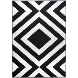Nowoczesny dywan czarno-biały Oslo