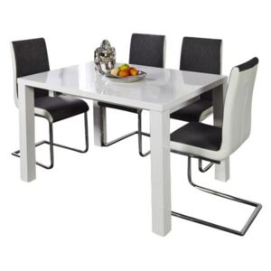 Stół rozkładany Taros 120-200x90 cm biały