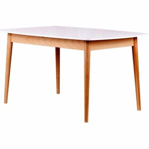 Stół rozkładany Terys 140-180x95 cm biały/buk