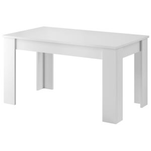 Stół rozkładany Sirco 140-180x80 cm biały