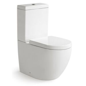 Kompakt WC Relay stojący biały z deską