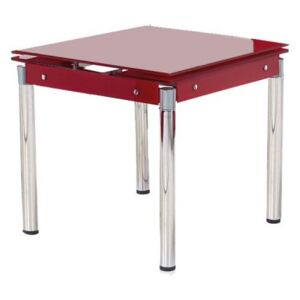 Stół rozkładany 80-130x80cm Kent czerwony