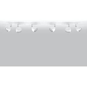 SOLLUX Nowatorska Lampa Plafon OCULARE 6L Biały Regulowane Kule Oświetlenie na Sufit LED