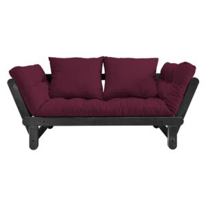 Sofa rozkładana Karup Beat Black/Bordeaux