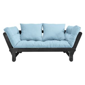 Sofa rozkładana Karup Beat Black/Celeste