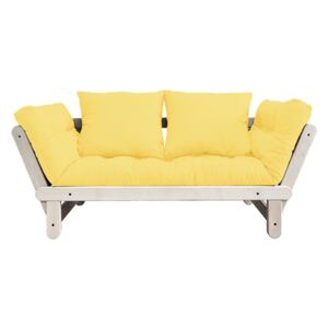 Sofa rozkładana Karup Beat Natural/Yellow
